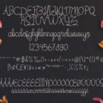 Her Garden Font Poster 6