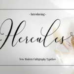 Hercules Font Poster 1