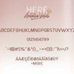 Here Antollio Valdi Duo Font Poster 8