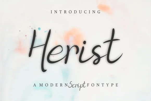 Herist Font Herist Font Poster 1