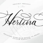 Hertina Font Poster 1