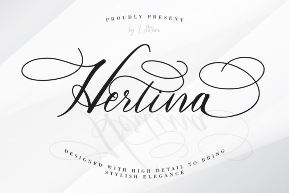 Hertina Font Poster 1
