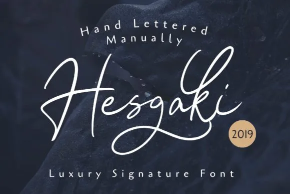 Hesgaki Font Hesgaki Font Poster 1
