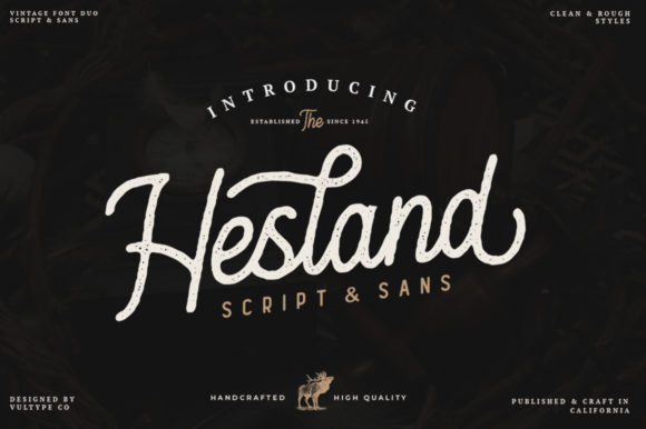 Hesland Font Poster 1