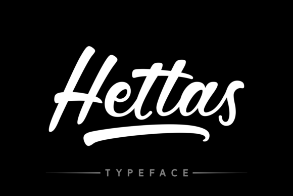 Hettas Font Poster 1