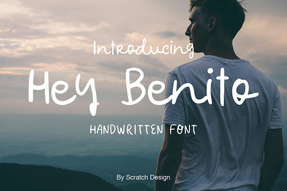 Hey Benito Font Poster 1