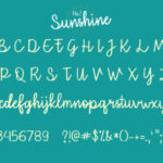 Hi Sunshine Font Poster 8