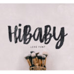 HiBaby Font Poster 1