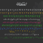 Hidea Font Poster 2