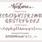 Hiestoria Font Poster 4