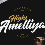High Amelliya Font Poster 1