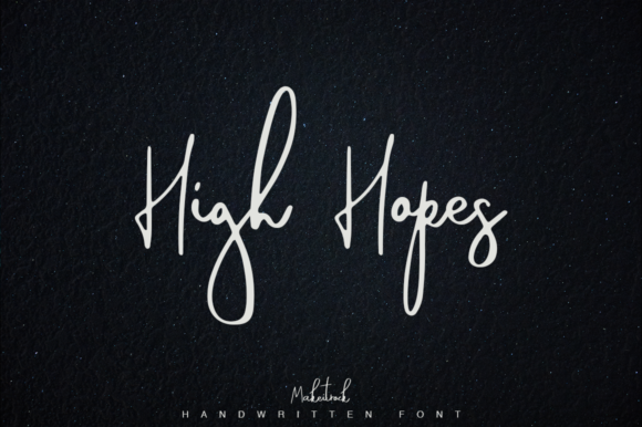 High Hopes Font Poster 1