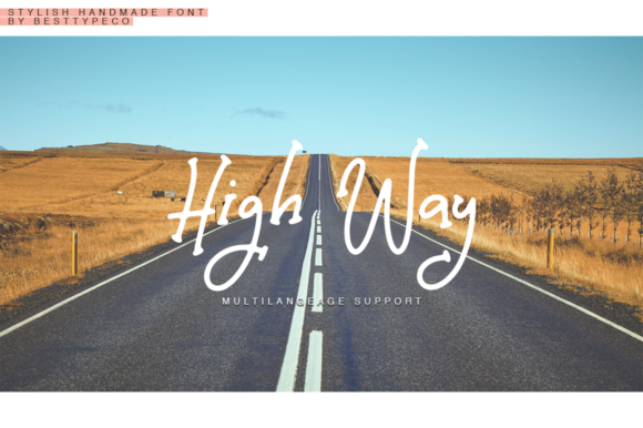 High Way Font Poster 1