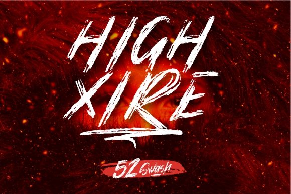 High Xire Font Poster 1