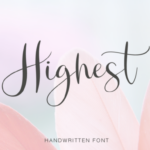 Highest Font Poster 1