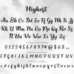 Highest Script Font Poster 10