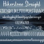 Hikerstone Family Font Poster 9