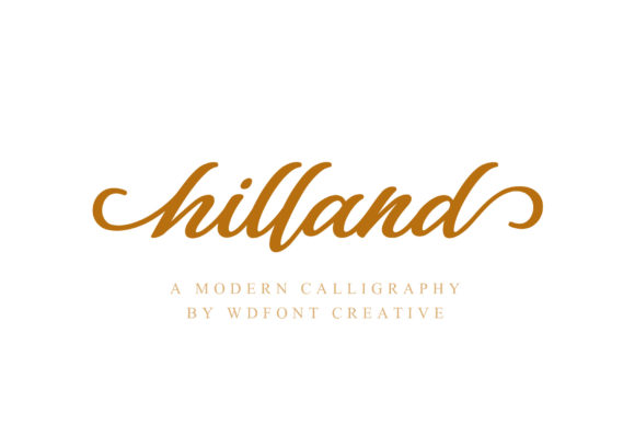 Hilland Font Poster 1