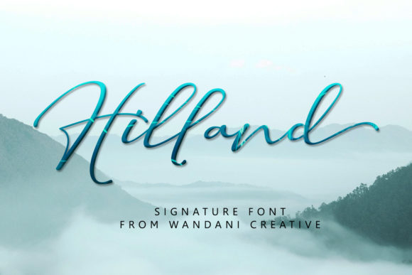 Hilland Font Poster 1