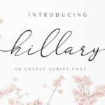 Hillary Font Poster 1