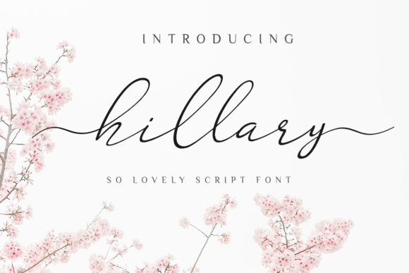 Hillary Font Poster 1