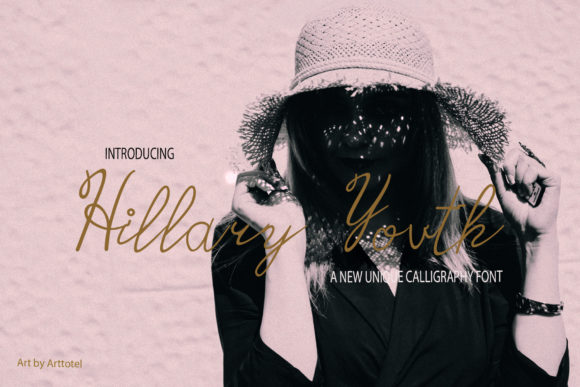 Hillary Youth Font Poster 1