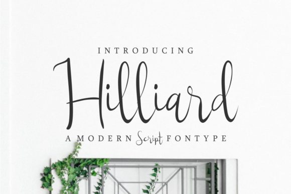 Hilliard Font Poster 1