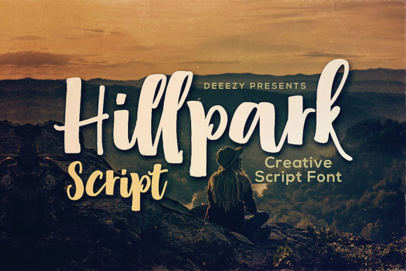 Hillpark Script Font Poster 1