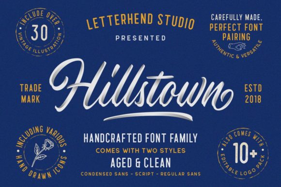 Hillstown Font Poster 1