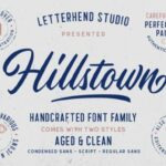 Hillstown Font Poster 2
