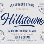 Hillstown Font Poster 2