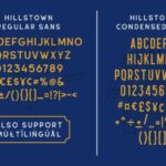 Hillstown Font Poster 6