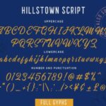 Hillstown Font Poster 8