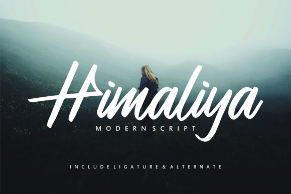 Himaliya Font Poster 1