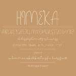 Himeka Font Poster 5