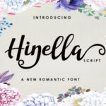 Hinella Script Font Poster 1