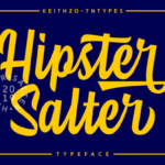 Hipster Salter Font Poster 1