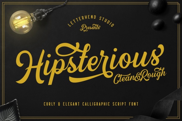 Hipsterious Font Poster 1