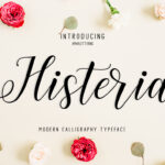 Histeria Script Font Poster 1