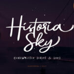 Historia Sky Duo Font Poster 1