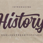 History Font Poster 5