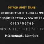Hiyagh Ahey Font Poster 8