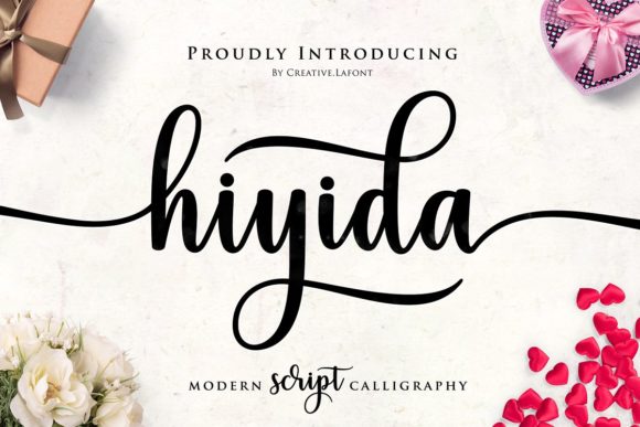 Hiyida Script Font Poster 1