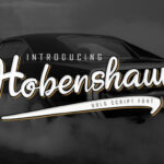 Hobenshaw Font Poster 1