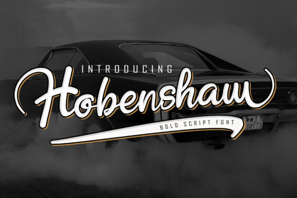 Hobenshaw Font Poster 1