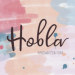 Hobla Font Poster 1