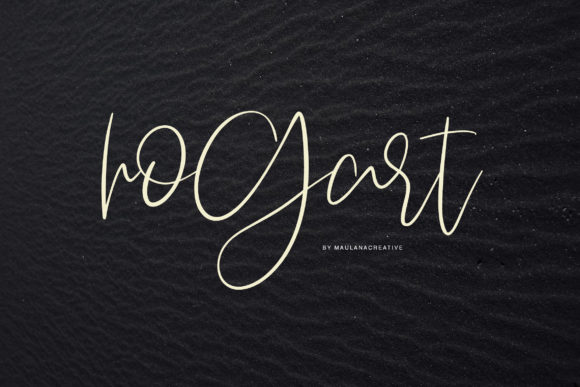 Hogart Script Font Poster 1