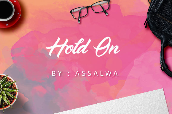 Hold on Font Poster 1