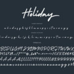 Holiday Font Poster 7