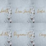 Holiday Coffee Font Poster 3